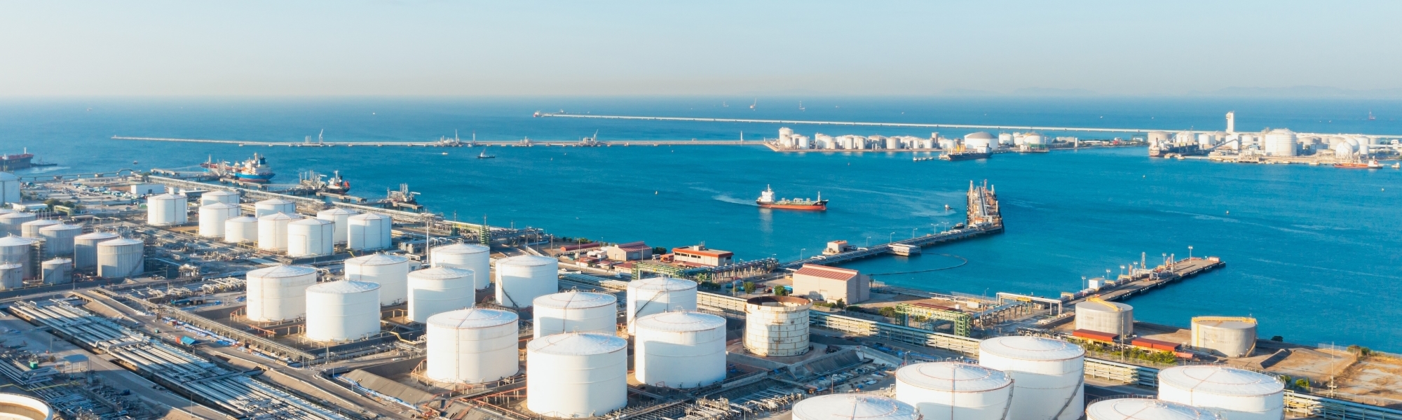 A liquid bulk terminal