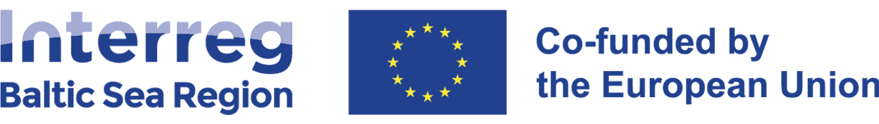 The Interreg Logo and the flag of the EU